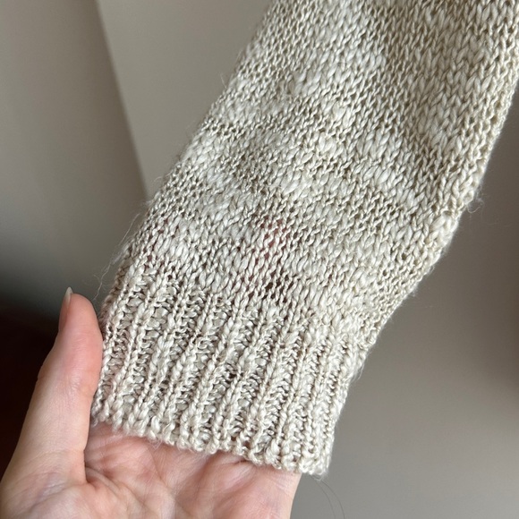 Wet Seal Open Front Long Knit Cardigan, Tan, Size Medium - Picture 4 of 16